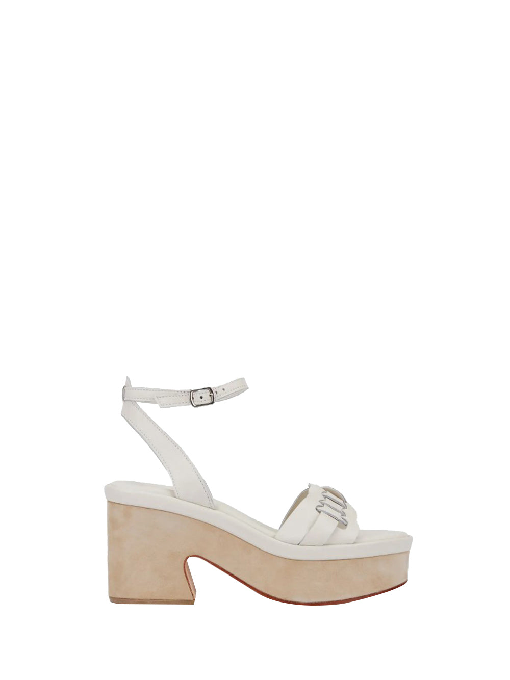 JANET&JANET Sandali con plateau Donna - Bianco modello 152