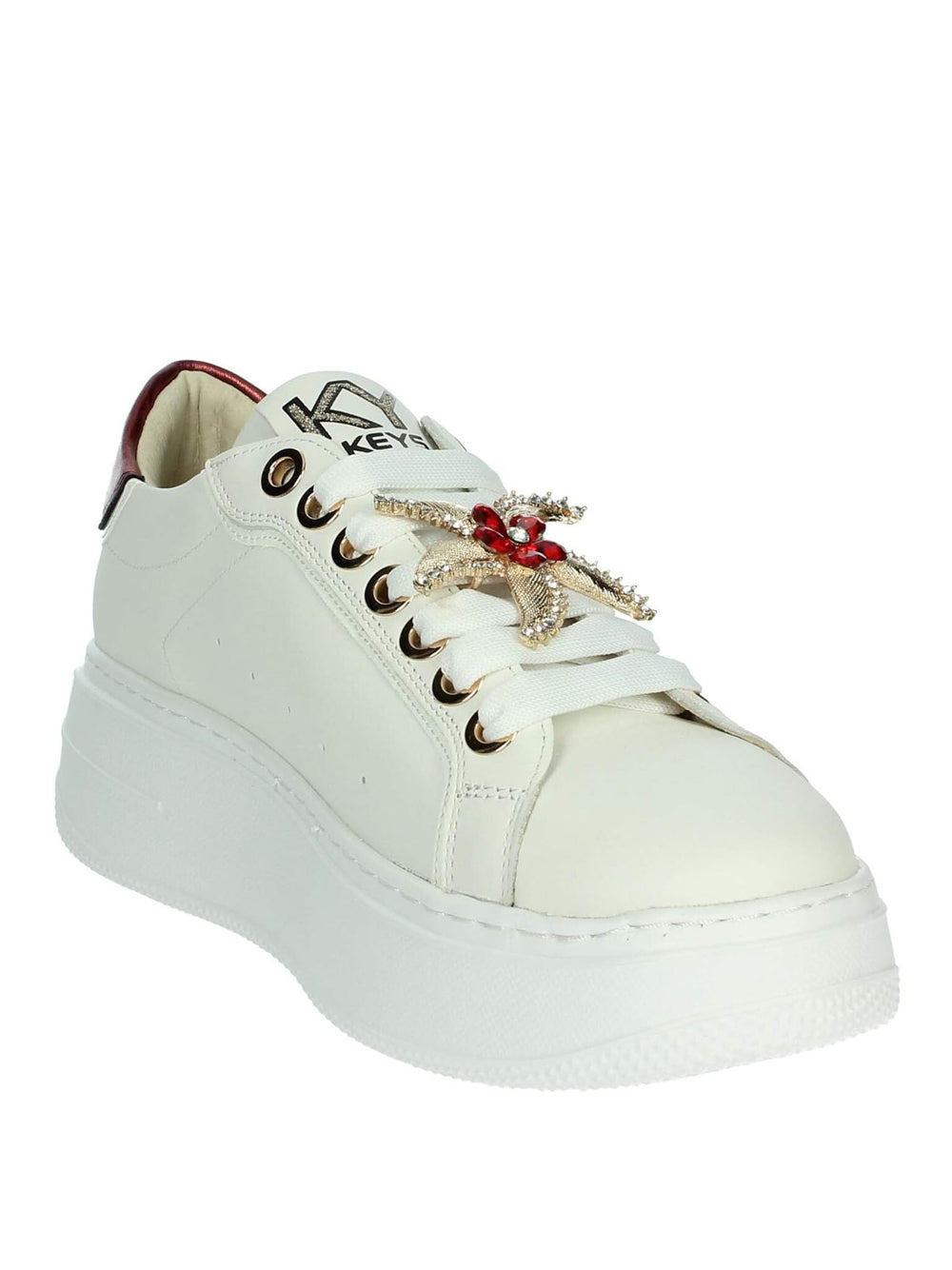 KEYS Sneakers platform Donna - Bianco modello K-10521