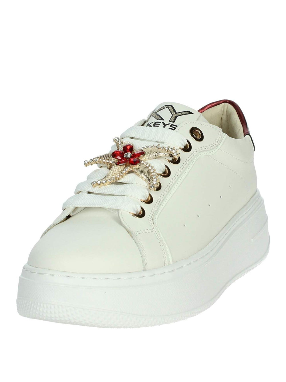 KEYS Sneakers platform Donna - Bianco modello K-10521