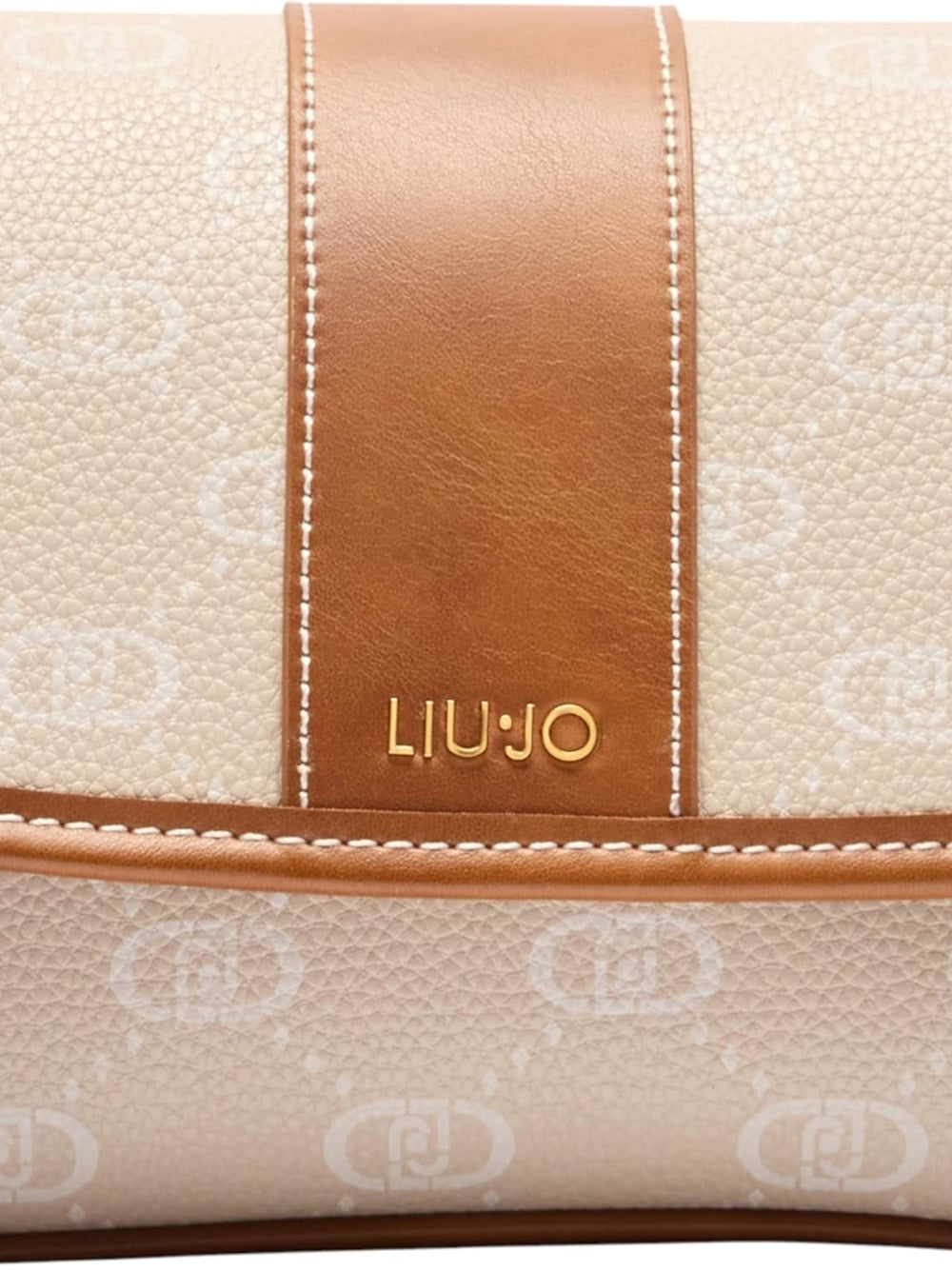 LIU.JO Borsa a Tracolla logato Donna - Beige modello AA5085E0086