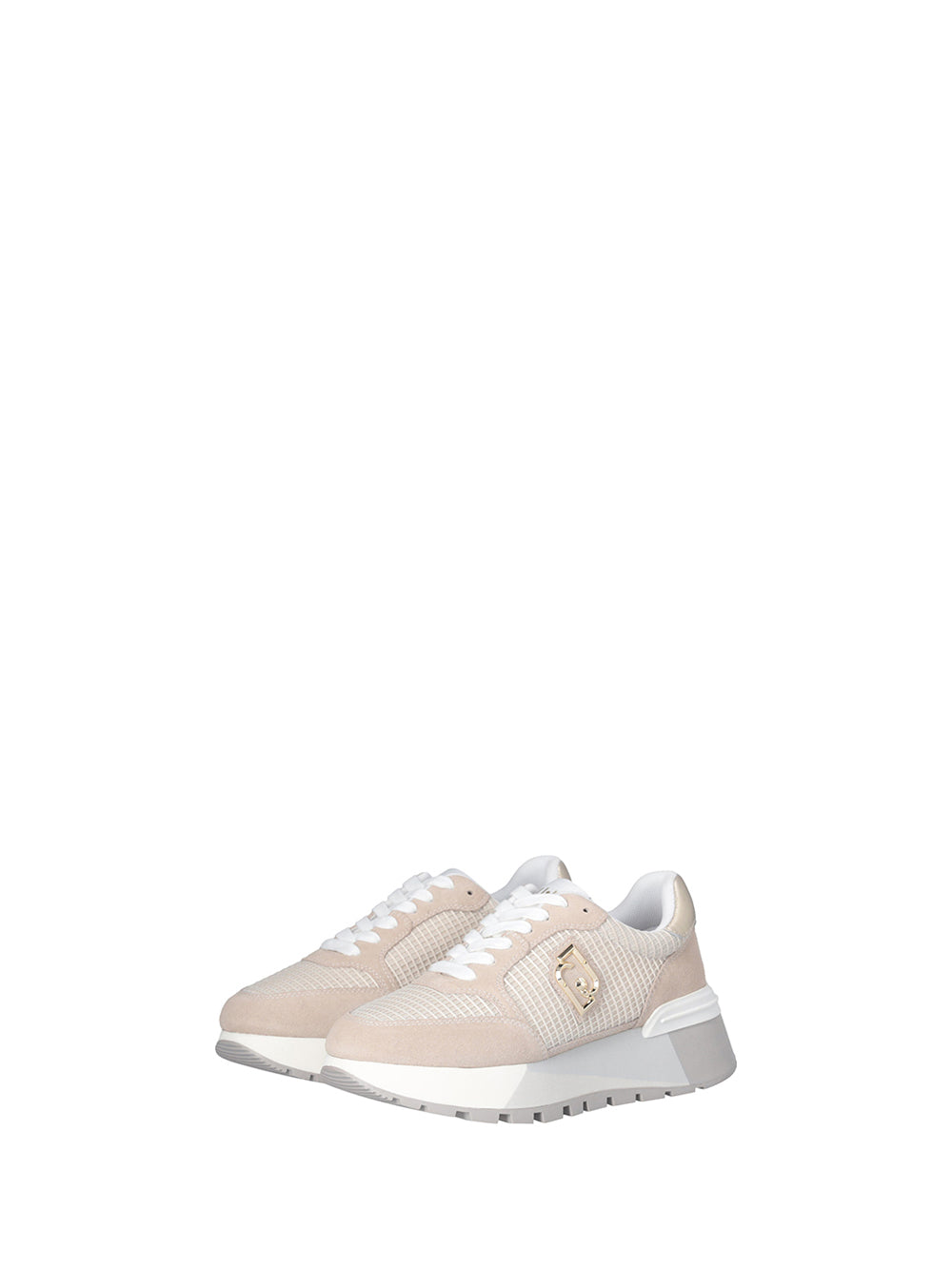 LIU.JO Sneakers con zeppa Donna - Oro modello BA5049PX027S1803
