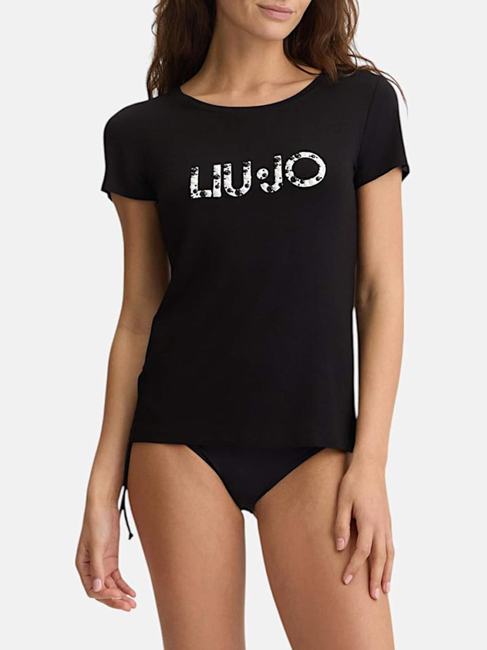LIU.JO T-shirt Donna - Nero modello VA5156JS360