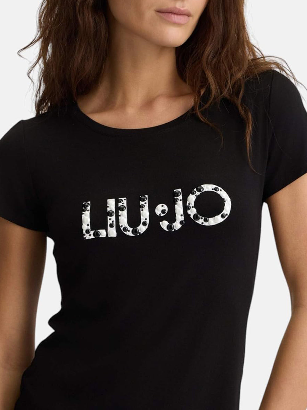 LIU.JO T-shirt Donna - Nero modello VA5156JS360