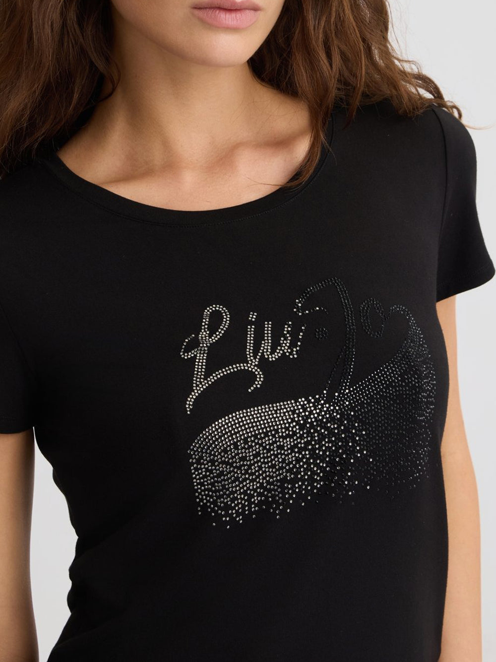 LIU.JO T-shirt Donna - Nero modello VA5157JS360