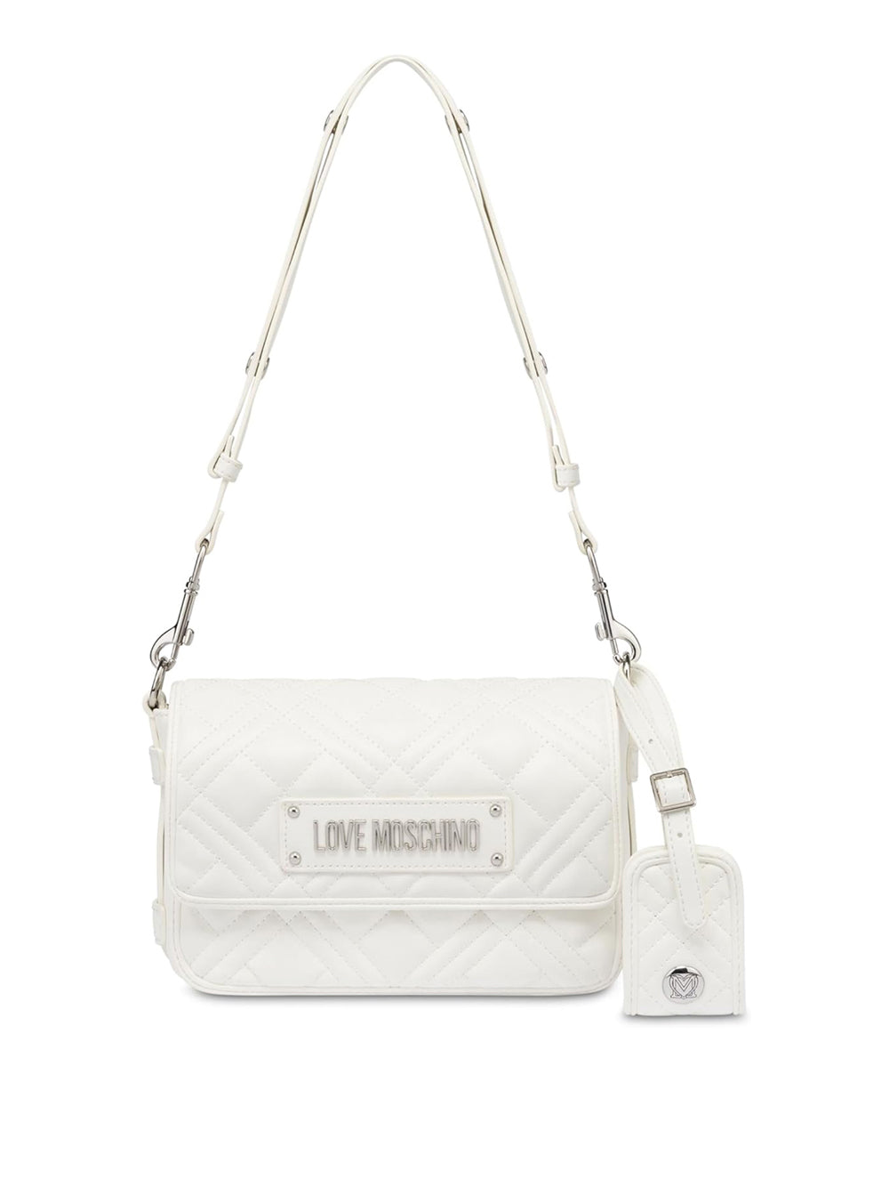 LOVE MOSCHINO Borsa a Tracolla Trapuntata Donna - Bianco modello JC4210PP0ML