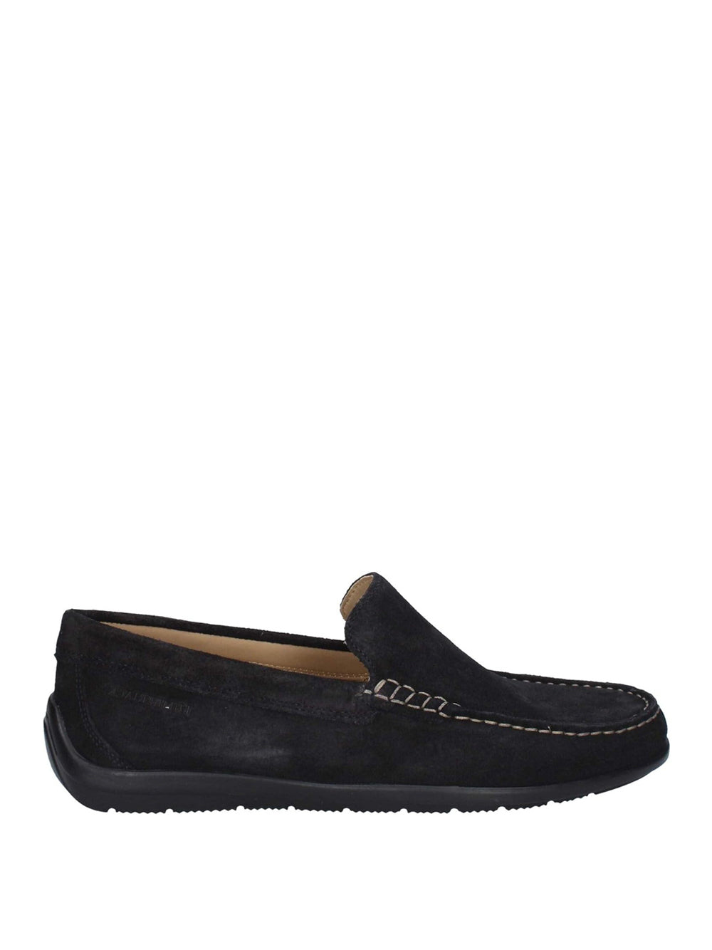 Mocassini Stonefly Uomo - In Camoscio Blu, Modello 222459, Suola Piatta, Comodi Slip-on