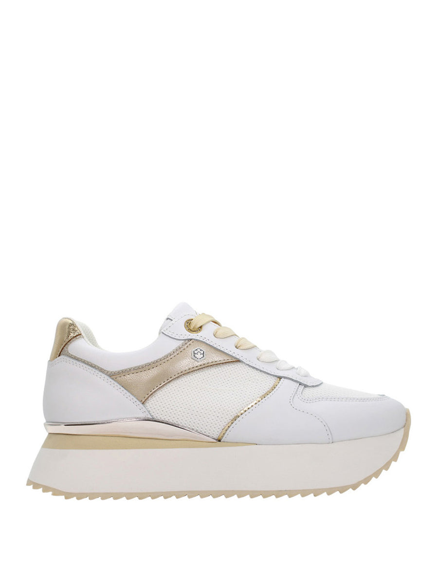 Sneakers da donna bianche in tessuto Lumberjack Sneakers da donna bianche in tessuto Lumberjack