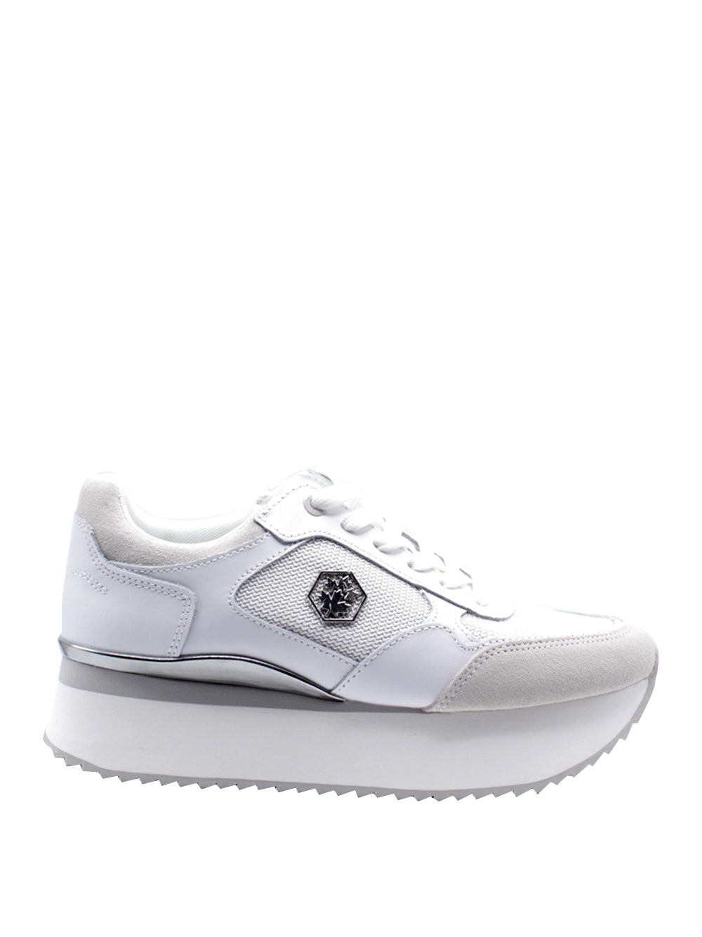 LUMBERJACK Sneakers platform Donna - Bianco modello SWI0312-005