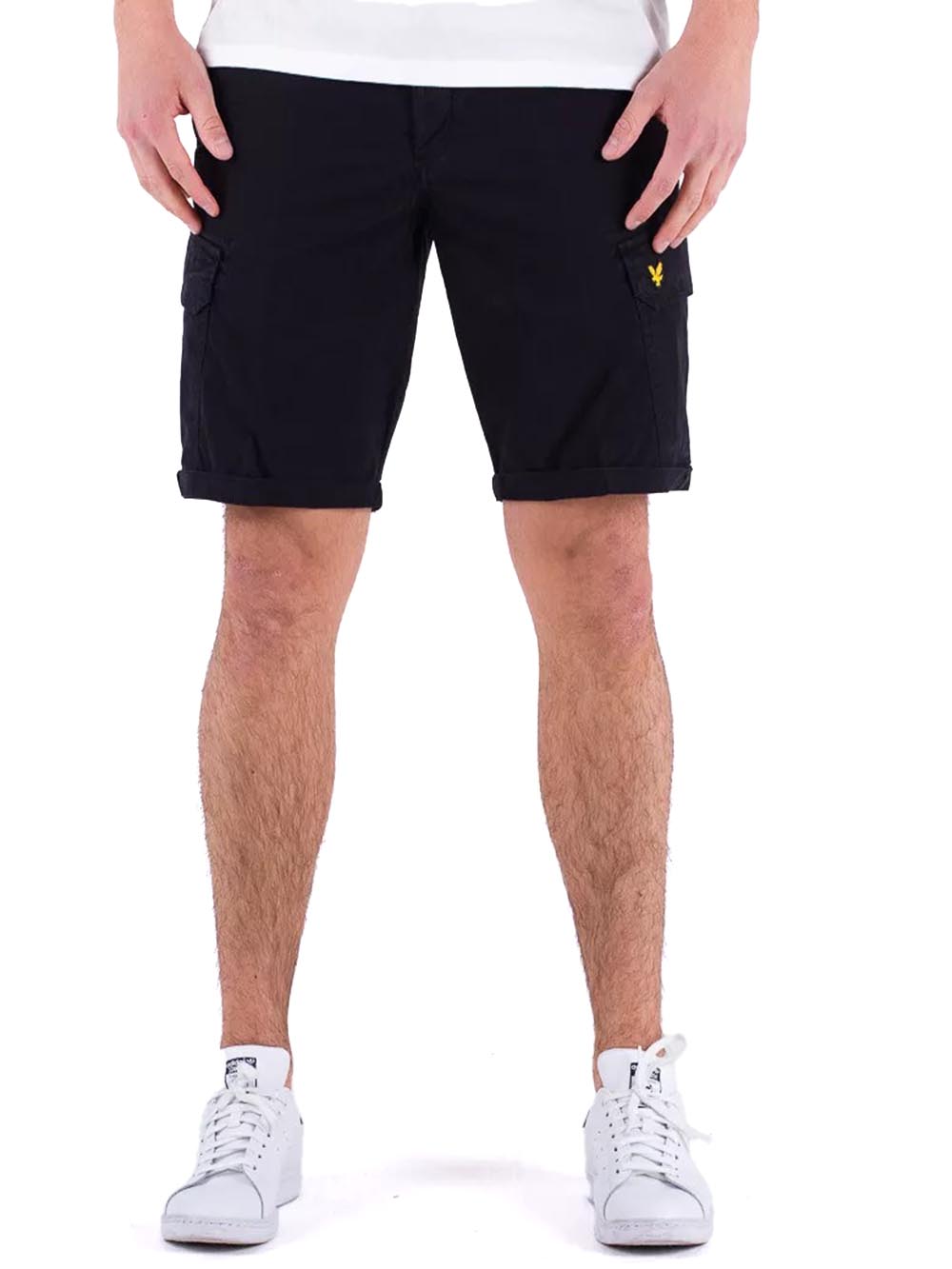 LYLE & SCOTT Bermuda Cargo Uomo - Nero modello SH1816ITA
