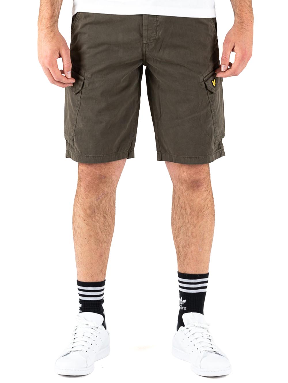 LYLE & SCOTT Bermuda Cargo Uomo - Military Green modello SH1816ITA
