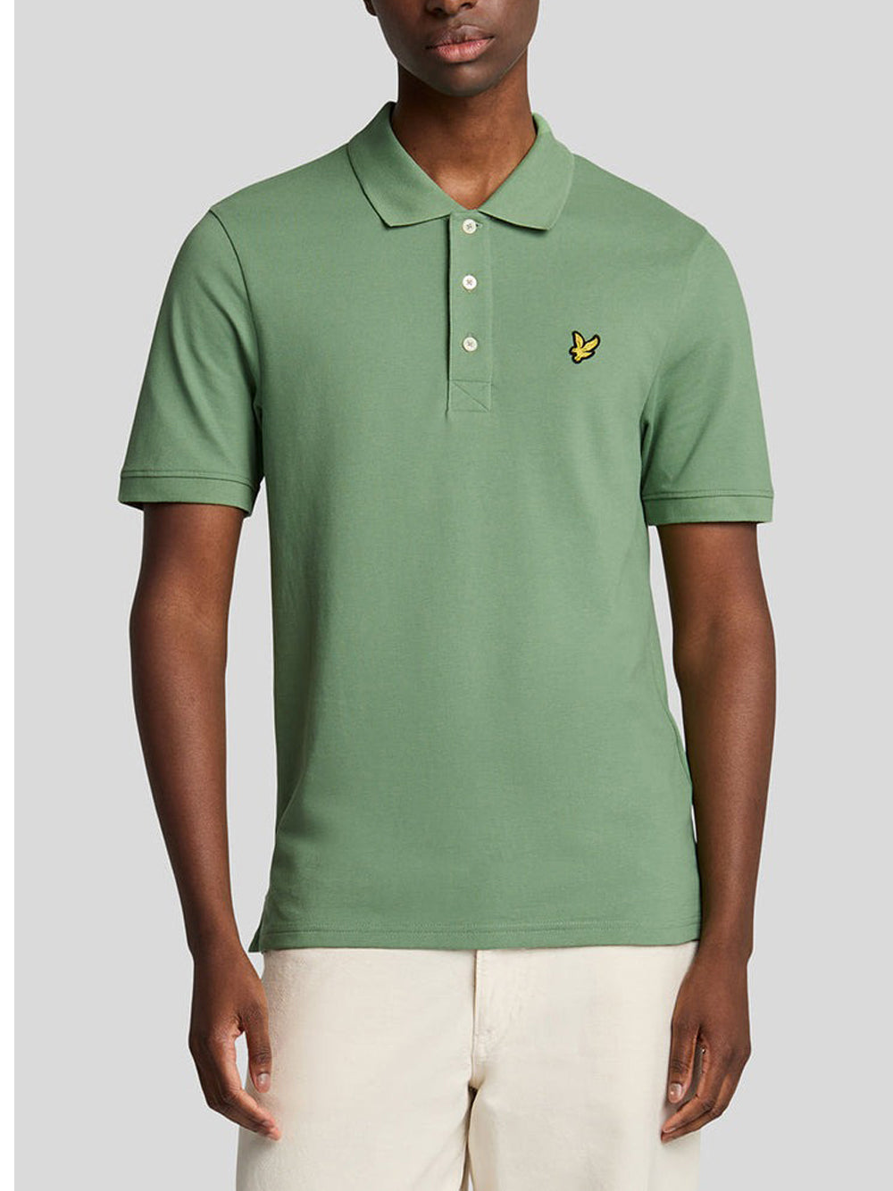 LYLE & SCOTT Polo Uomo - Smoke Green modello SP400VOG