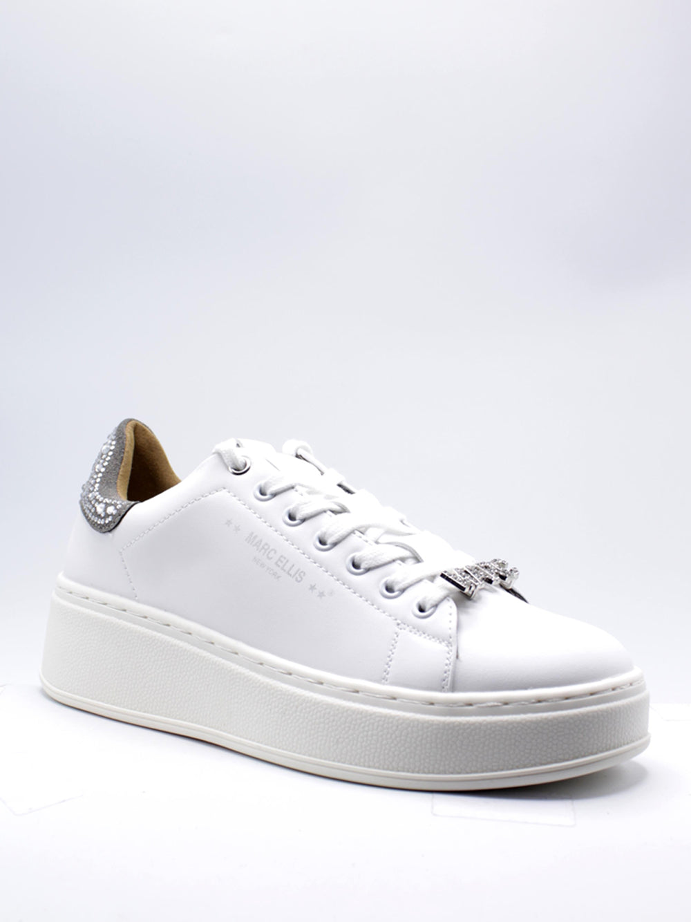 MARC ELLIS Sneakers platform Donna - Bianco modello MAKI305