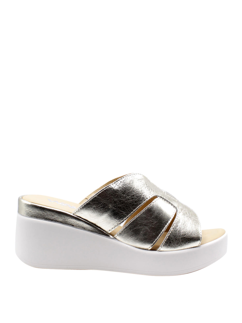 MELLUSO Sandali con zeppa Donna - Platino modello 019218Z