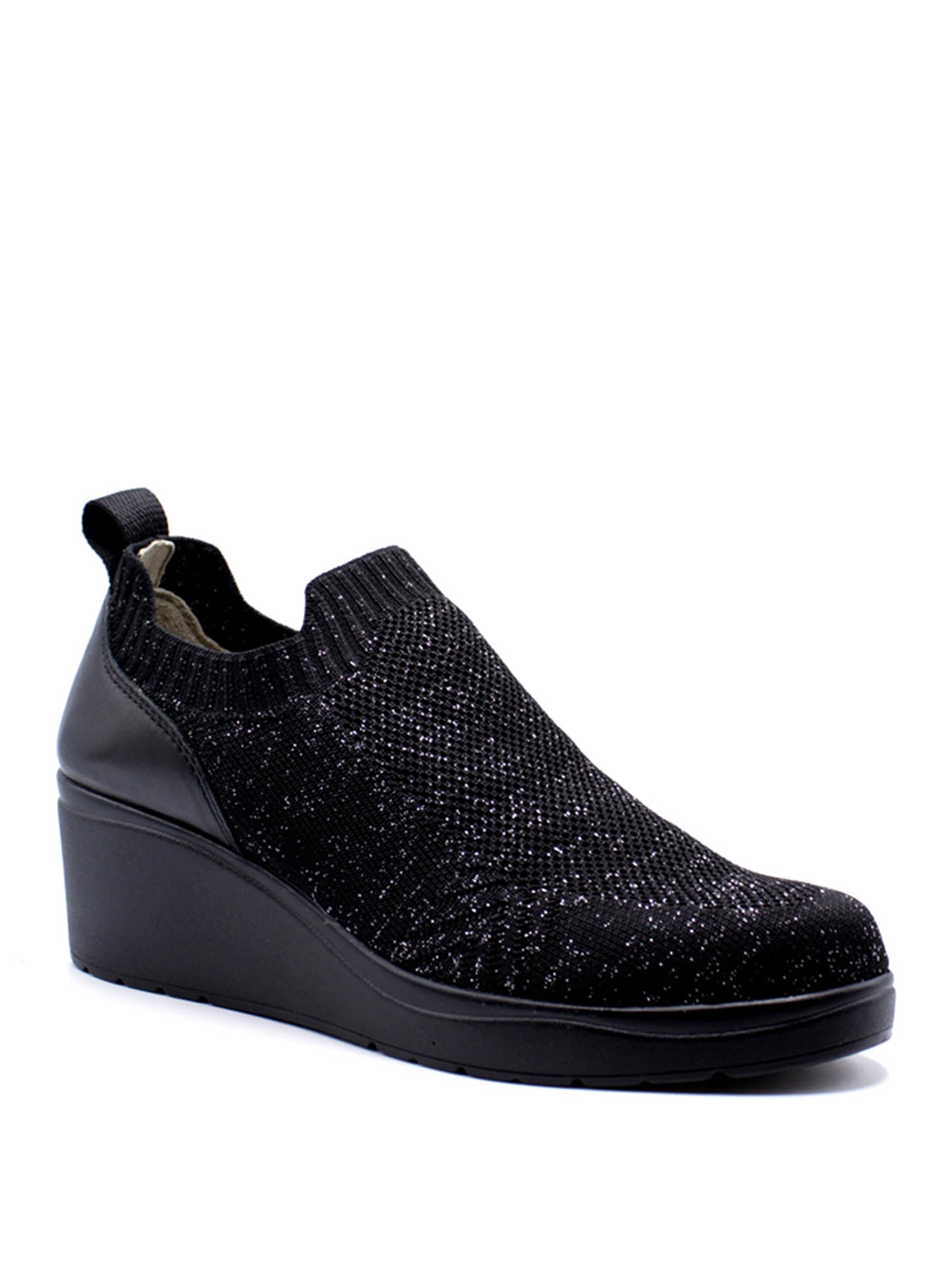 MELLUSO Sneakers con zeppa Donna - Nero modello K53013