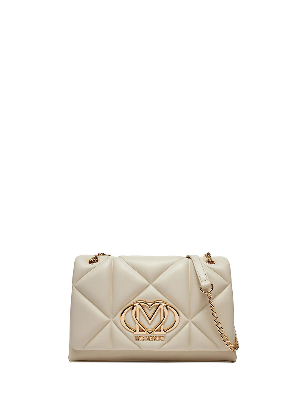 LOVE MOSCHINO Borsa a Tracolla Trapuntata Donna - Avorio modello JC4041PP1ML