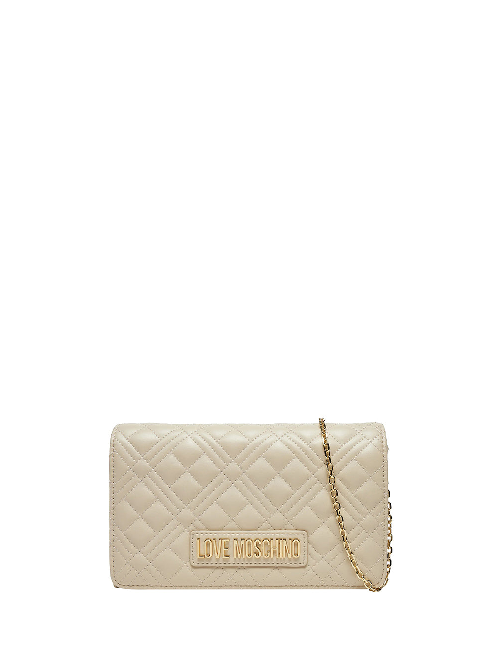 LOVE MOSCHINO Borsa a Tracolla Trapuntata Donna - Avorio modello JC4079PP1ML