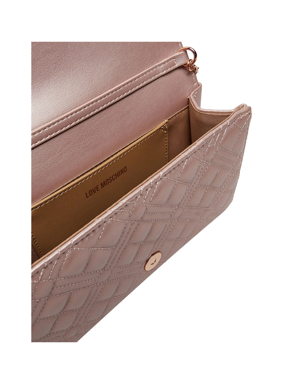LOVE MOSCHINO Borsa a Tracolla Trapuntata Donna - Bronzo modello JC4079PP1ML