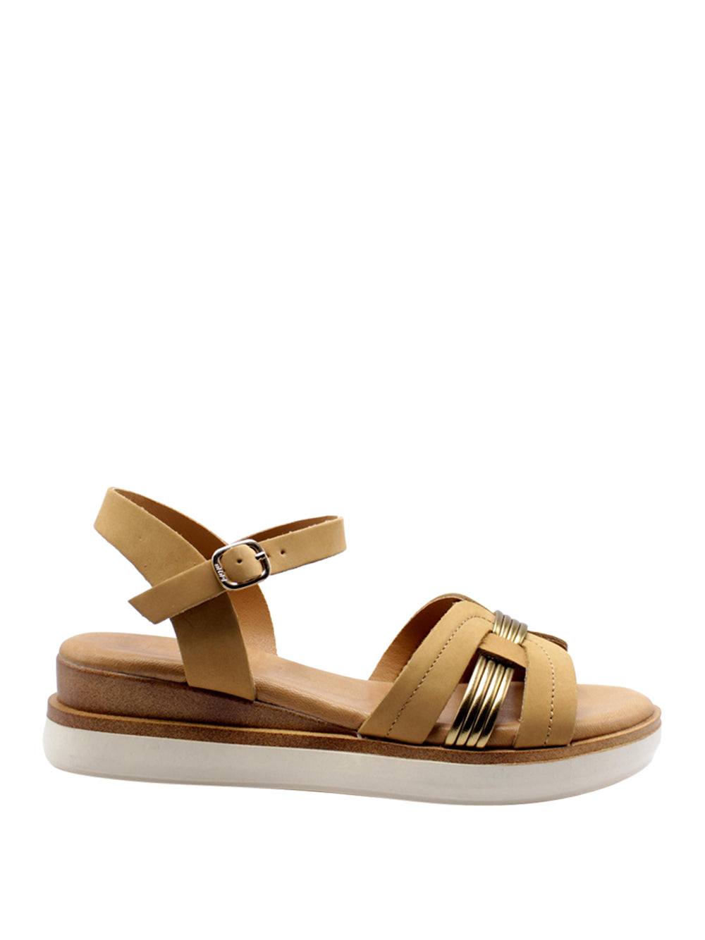 MTNG Sandali con zeppa Donna - Bronzo modello 54518