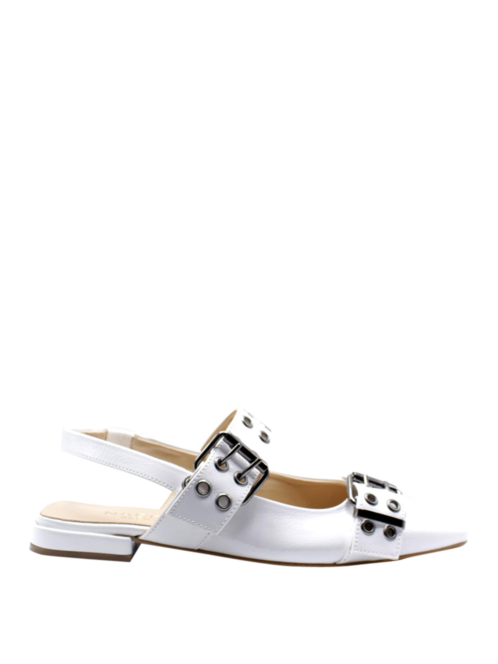 NACREE Ballerine sling back Donna - Bianco modello 411A093