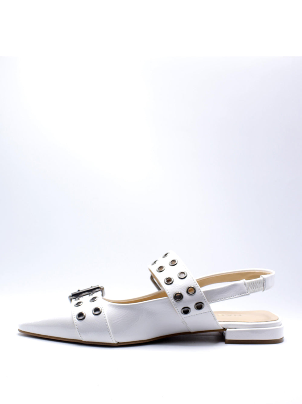 NACREE Ballerine sling back Donna - Bianco modello 411A093