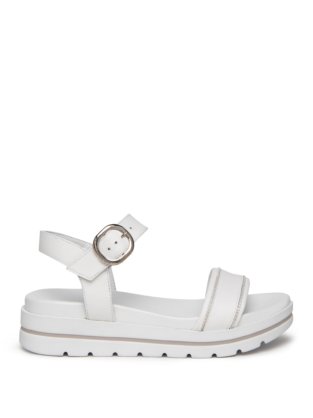 NERO GIARDINI Sandali platform Donna - Bianco modello E307812D