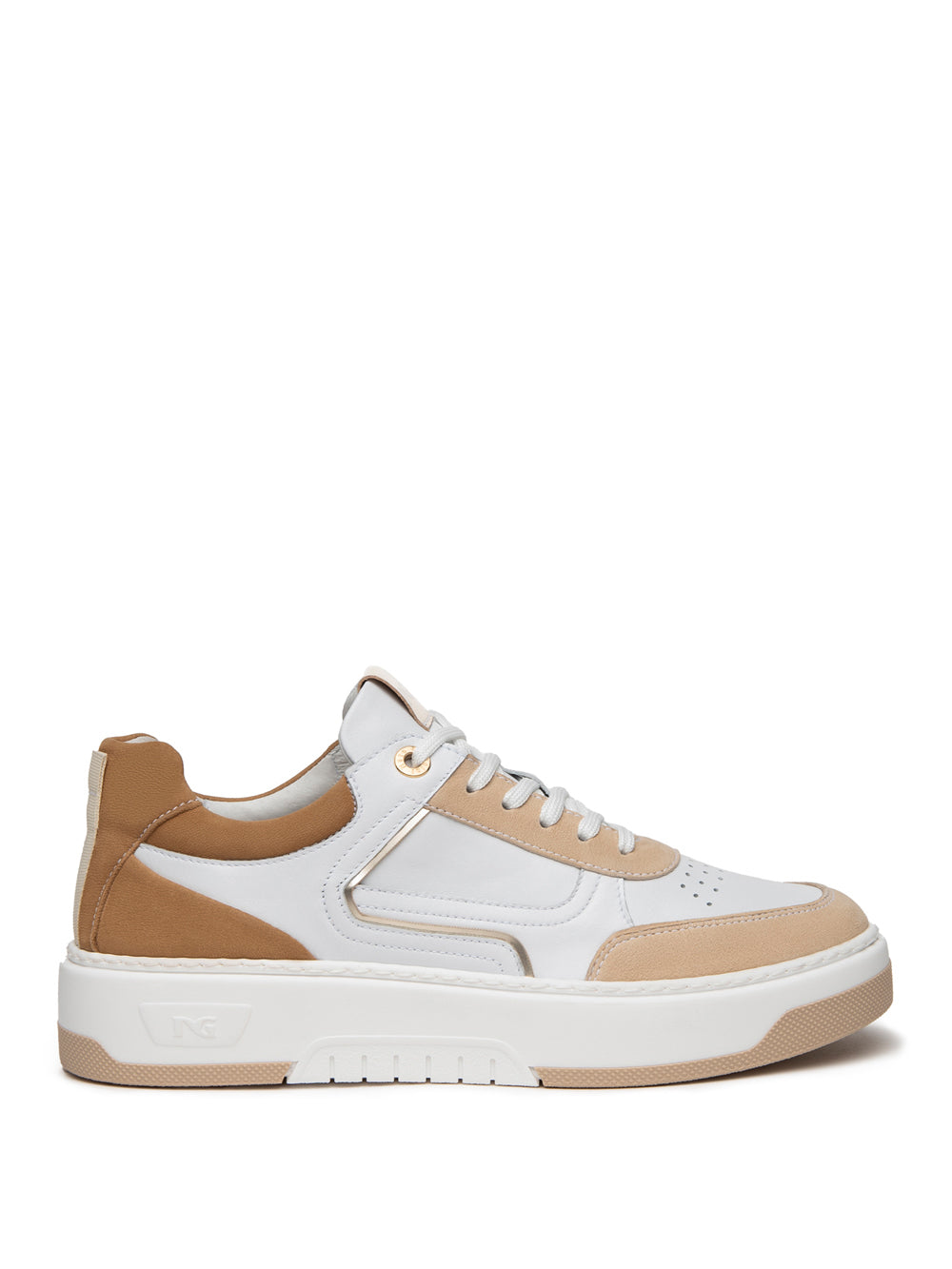 NERO GIARDINI Sneakers platform Donna - Beige modello E409992D
