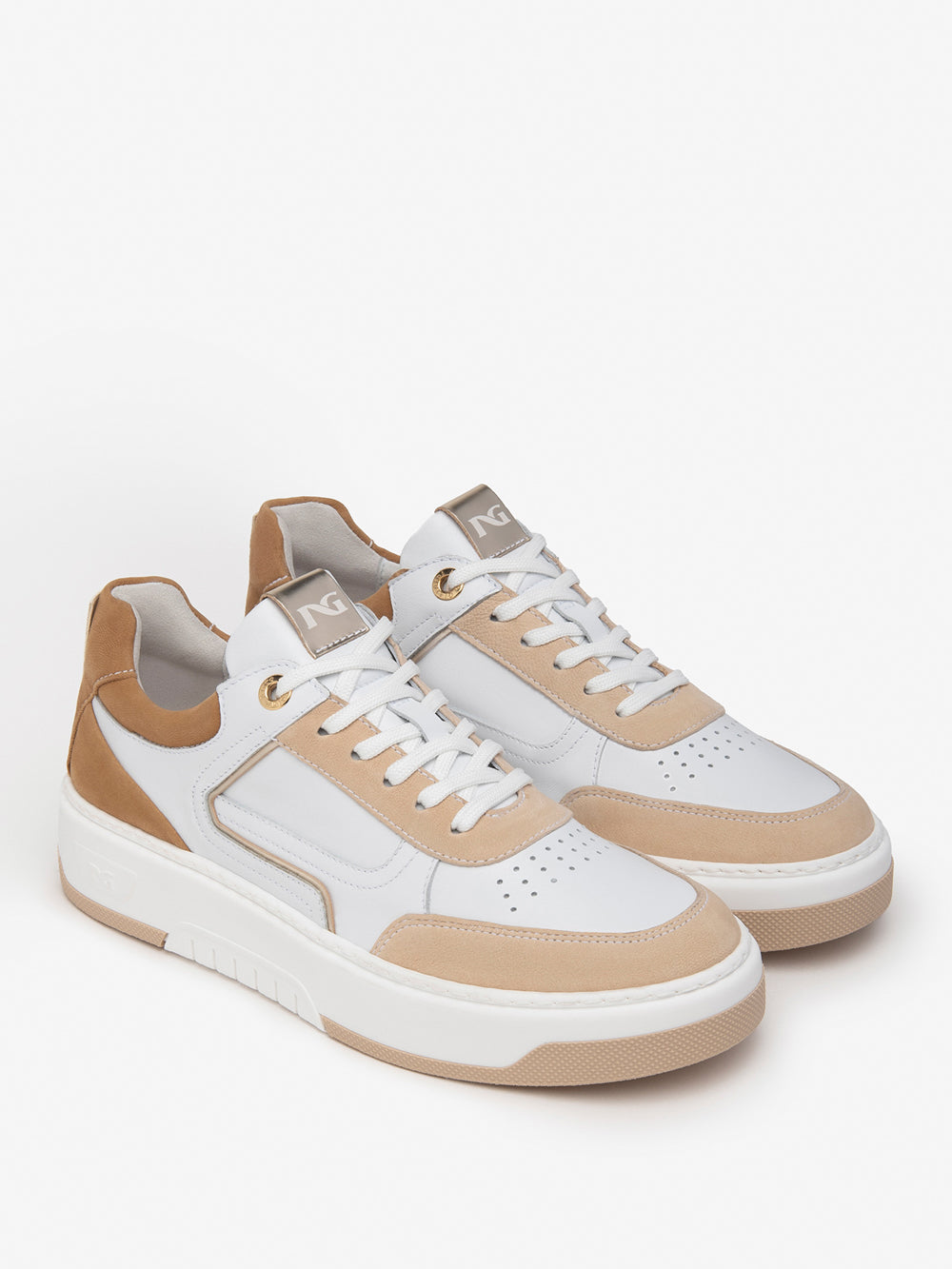 NERO GIARDINI Sneakers platform Donna - Beige modello E409992D