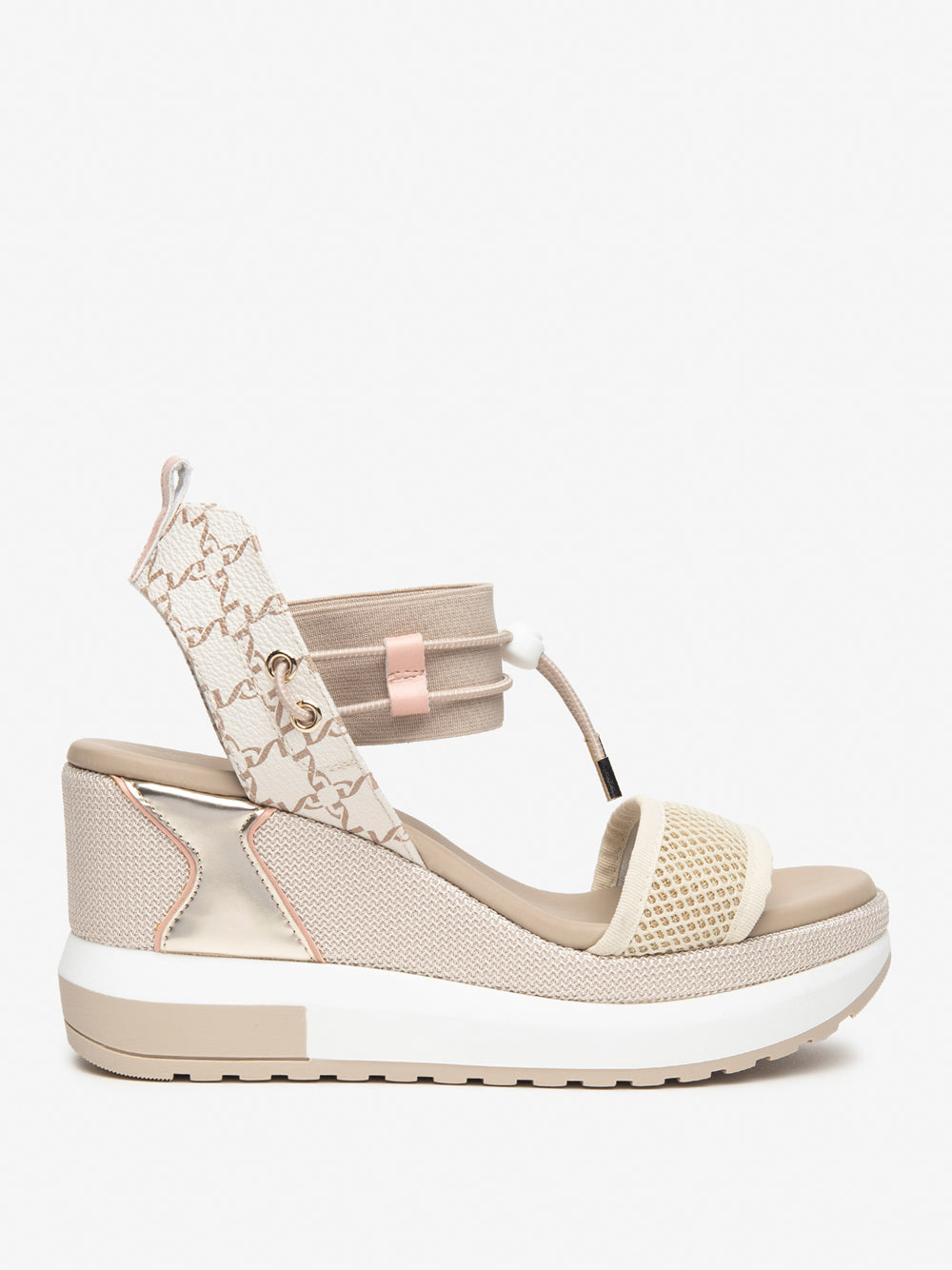 NERO GIARDINI Sandali con zeppa Donna - Bianco modello E410680D