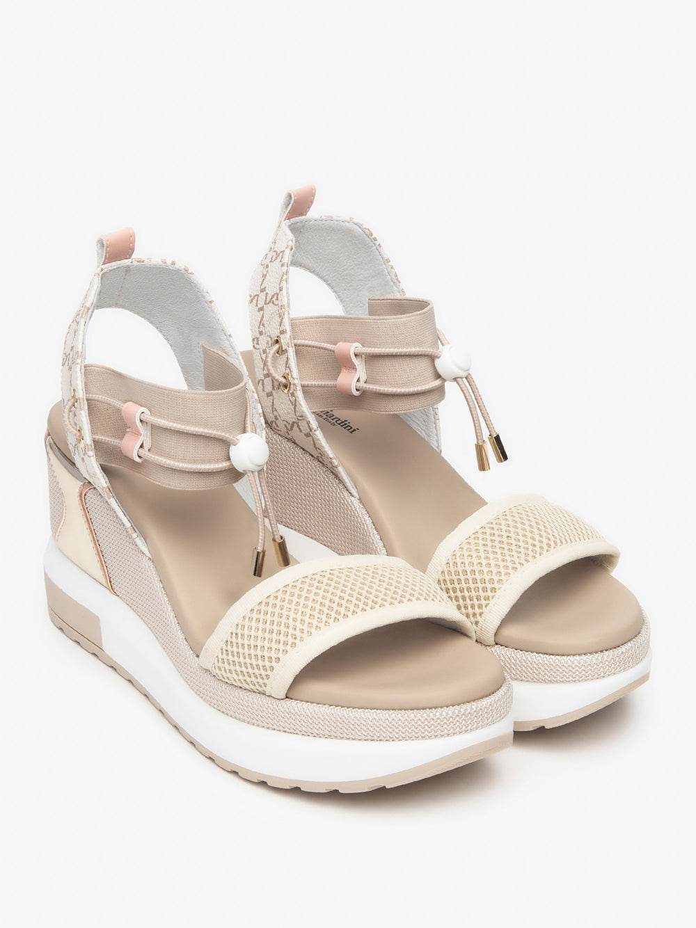 NERO GIARDINI Sandali con zeppa Donna - Bianco modello E410680D