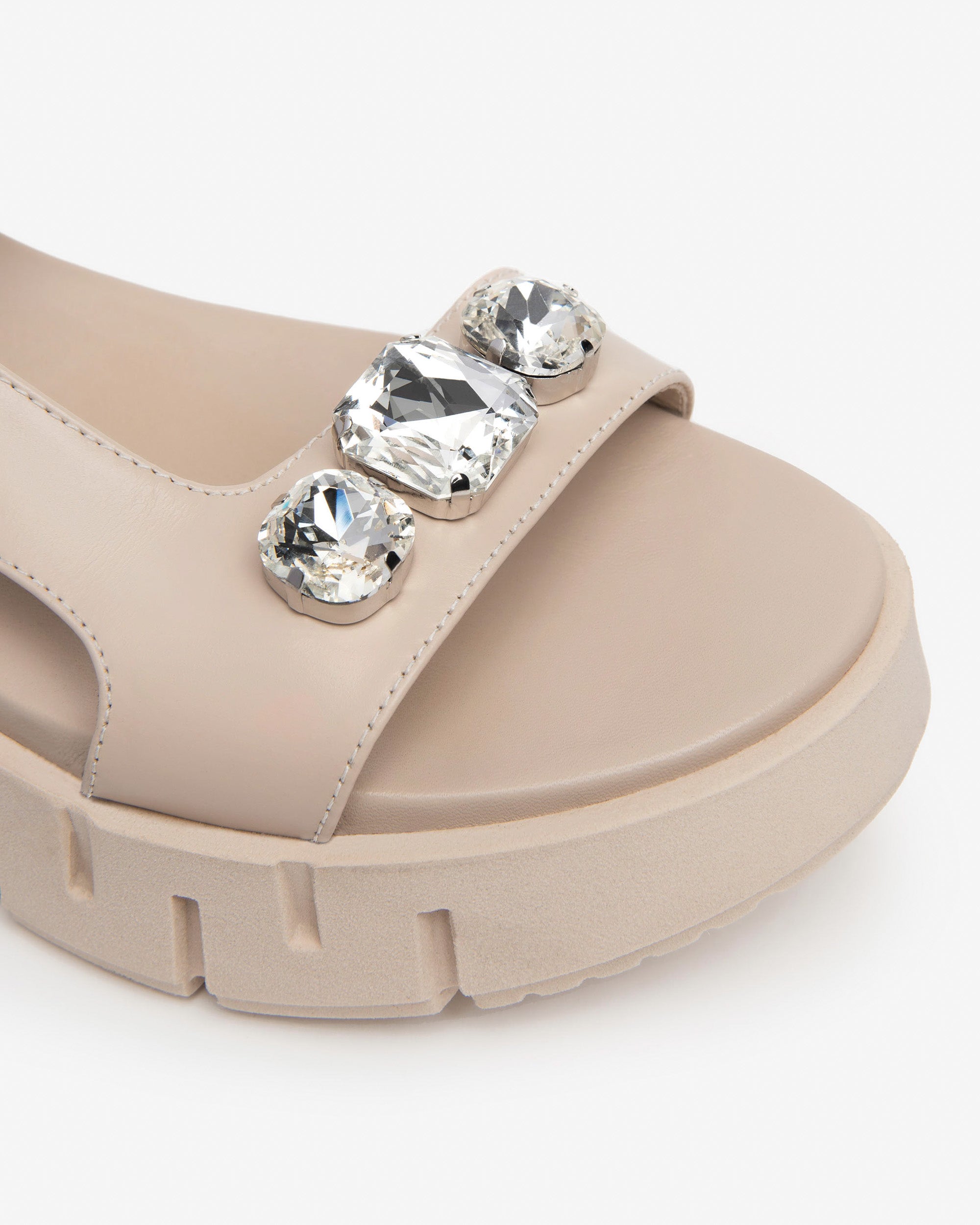 NERO GIARDINI Sandali platform Donna - Beige modello E410707D