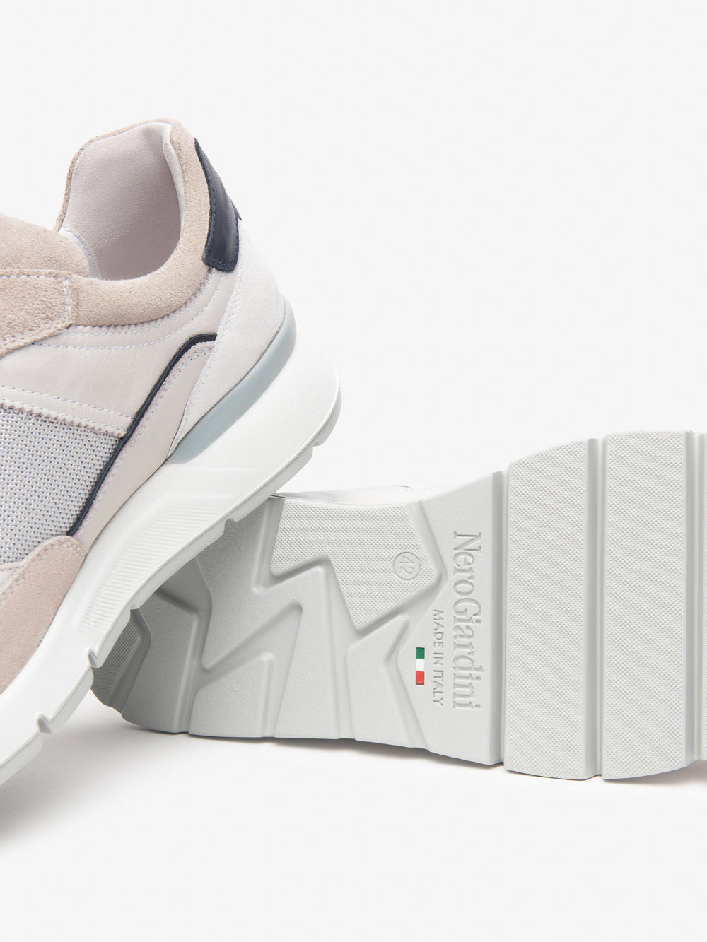 NERO GIARDINI Sneakers plantare estraibile Uomo - Bianco modello E500642U