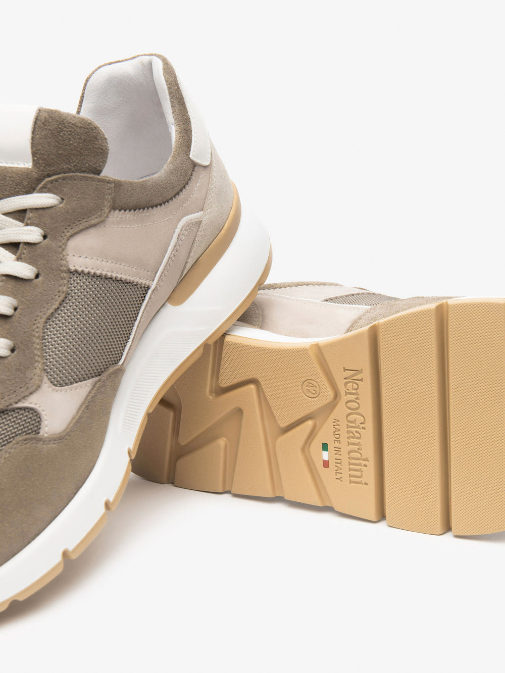 NERO GIARDINI Sneakers plantare estraibile Uomo - Grigio modello E500642U