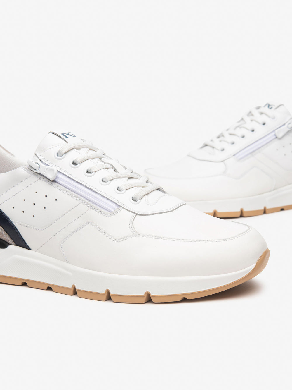 NERO GIARDINI Sneakers plantare estraibile Uomo - Bianco modello E500650U