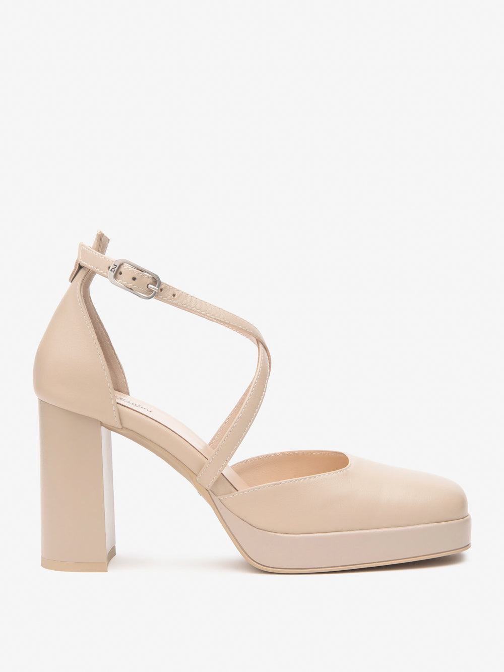 NERO GIARDINI Decollete con plateau Donna - Bianco modello E512300D