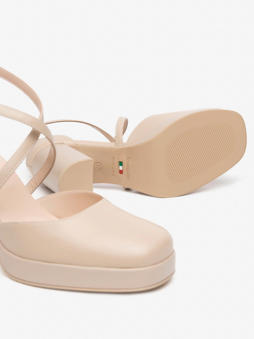 NERO GIARDINI Decollete con plateau Donna - Bianco modello E512300D