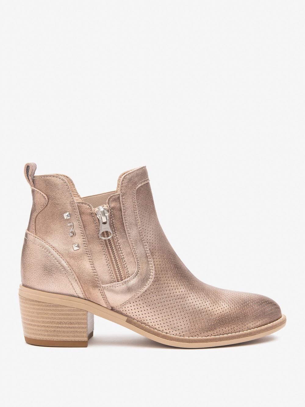 NERO GIARDINI Stivaletti con tacco Donna - Beige modello E512700D