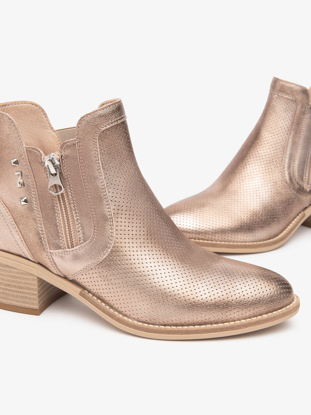 NERO GIARDINI Stivaletti con tacco Donna - Beige modello E512700D