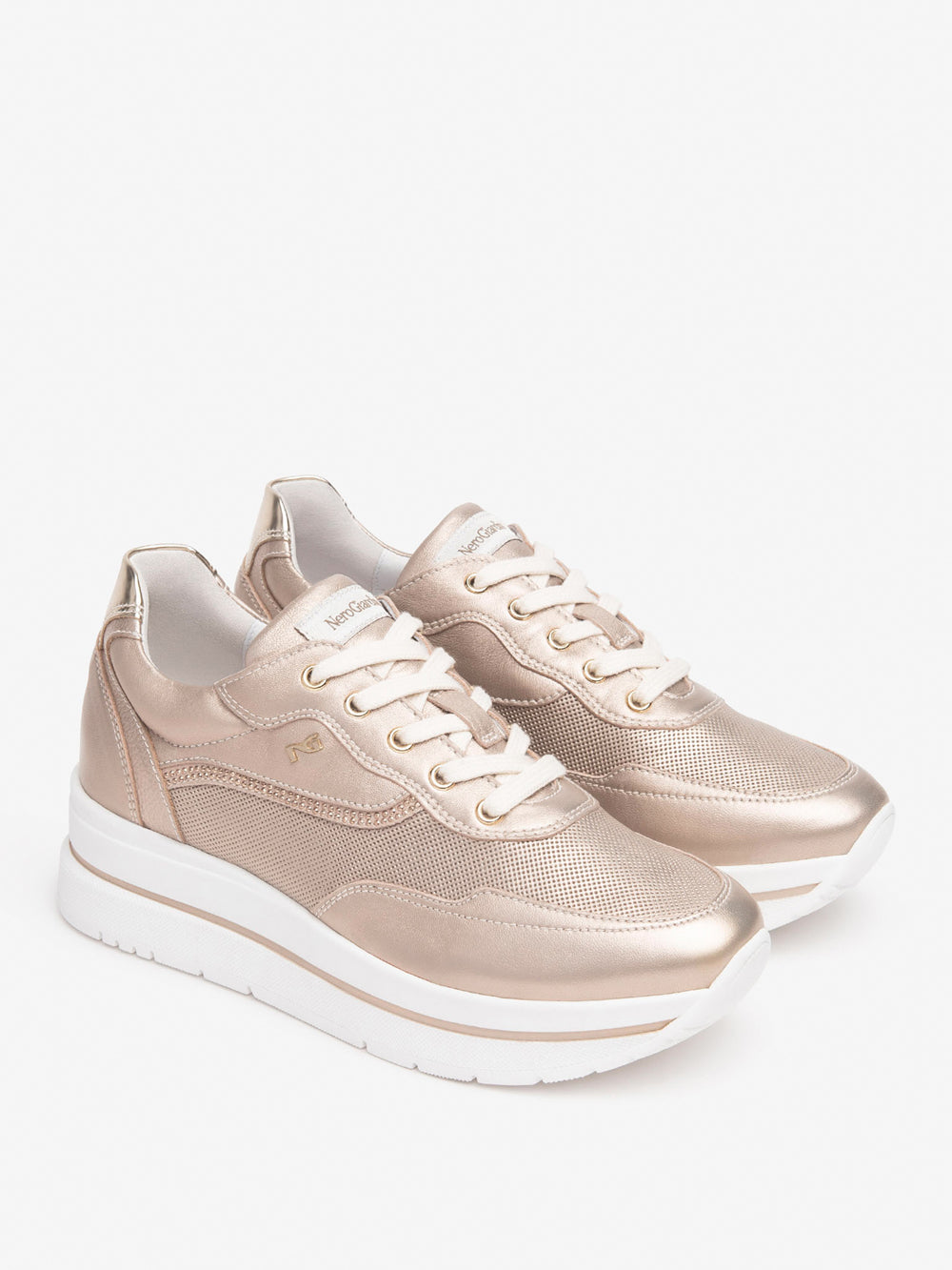 NERO GIARDINI Sneakers platform Donna - Cuoio modello E512903D