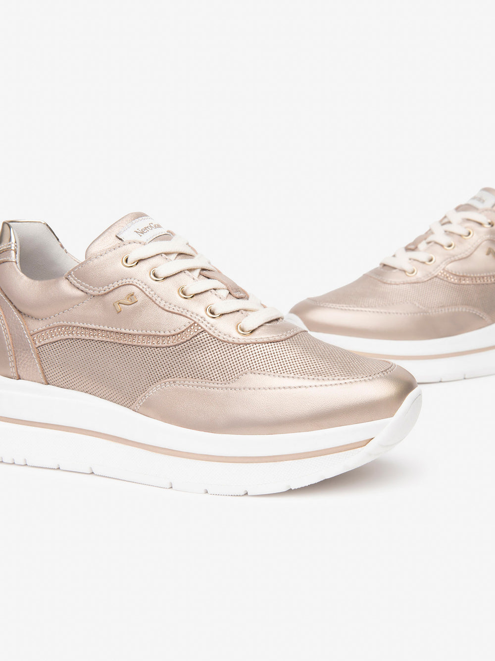 NERO GIARDINI Sneakers platform Donna - Cuoio modello E512903D