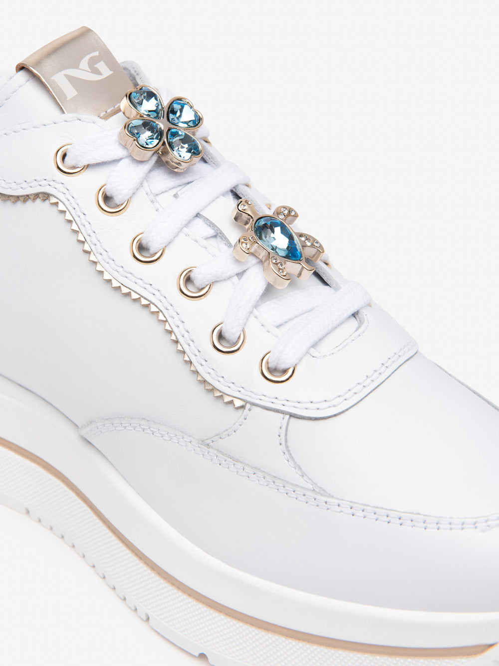 NERO GIARDINI Sneakers platform Donna - Bianco modello E512907D