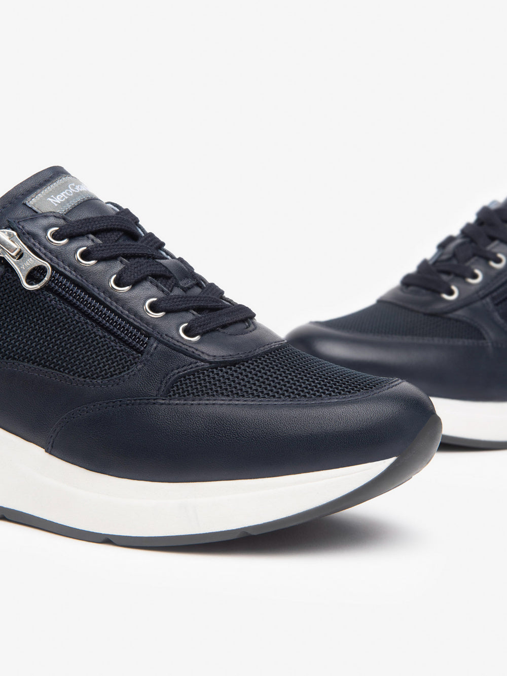 NERO GIARDINI Sneakers con zeppa Donna - Blu modello E512930D