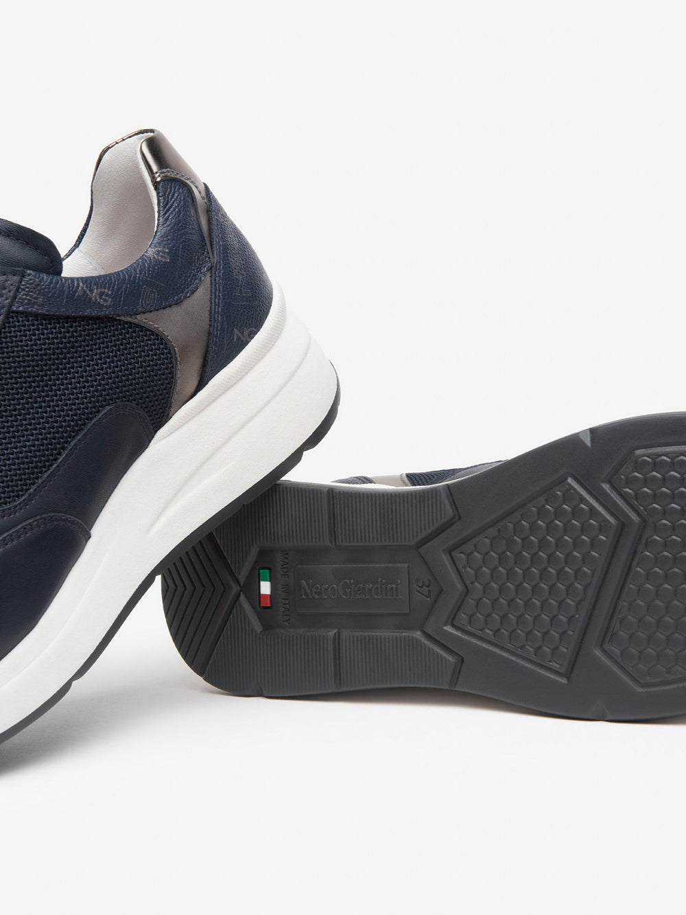 NERO GIARDINI Sneakers con zeppa Donna - Blu modello E512930D