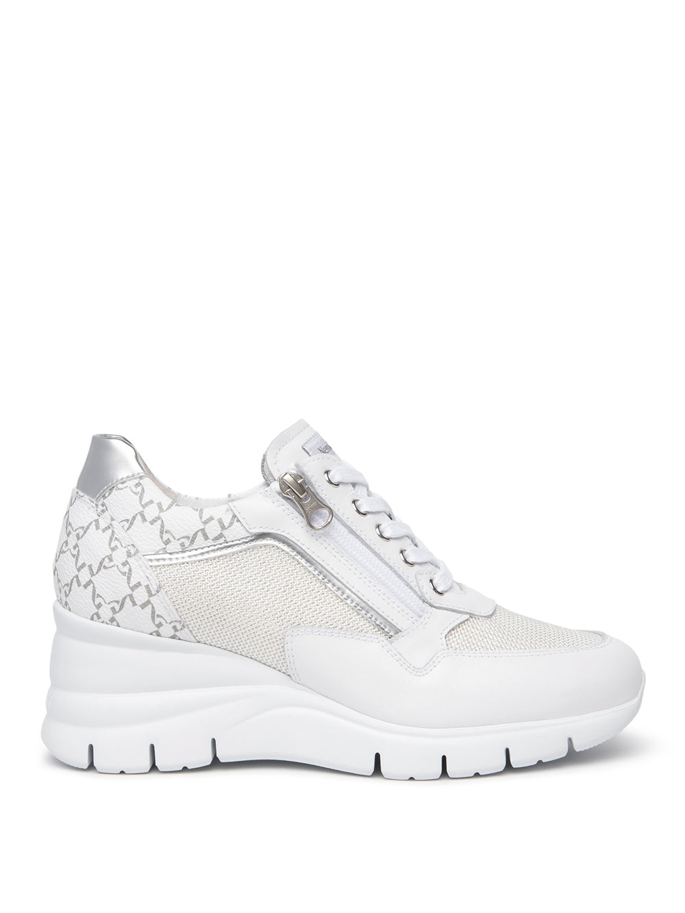 NERO GIARDINI Sneakers con zeppa Donna - Bianco modello E512940D