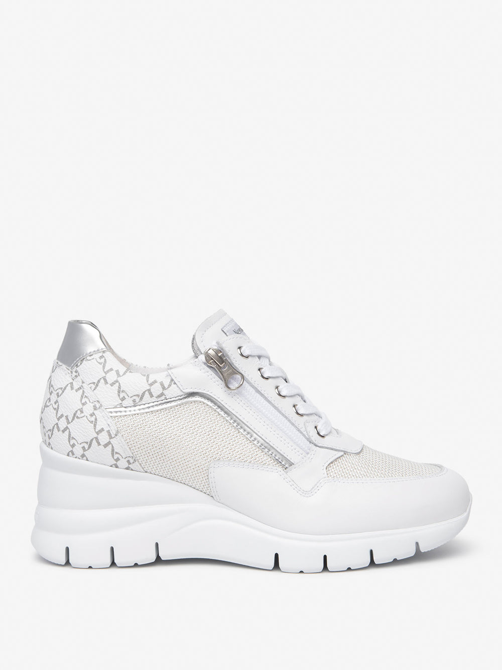 NERO GIARDINI Sneakers con zeppa Donna - Bianco modello E512940D