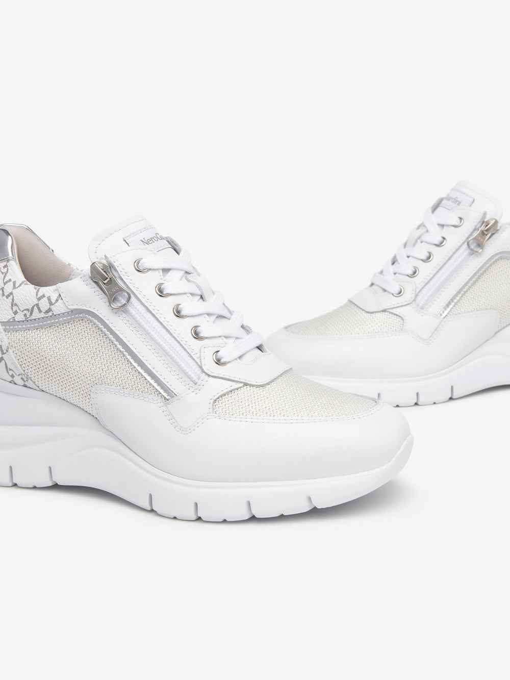 NERO GIARDINI Sneakers con zeppa Donna - Bianco modello E512940D