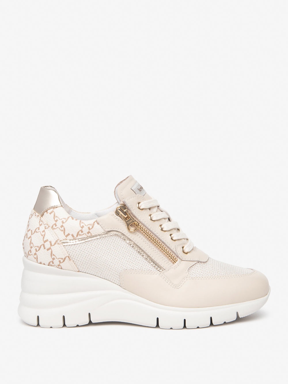 NERO GIARDINI Sneakers con zeppa Donna - Bianco modello E512940D
