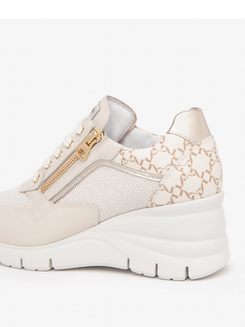 NERO GIARDINI Sneakers con zeppa Donna - Bianco modello E512940D