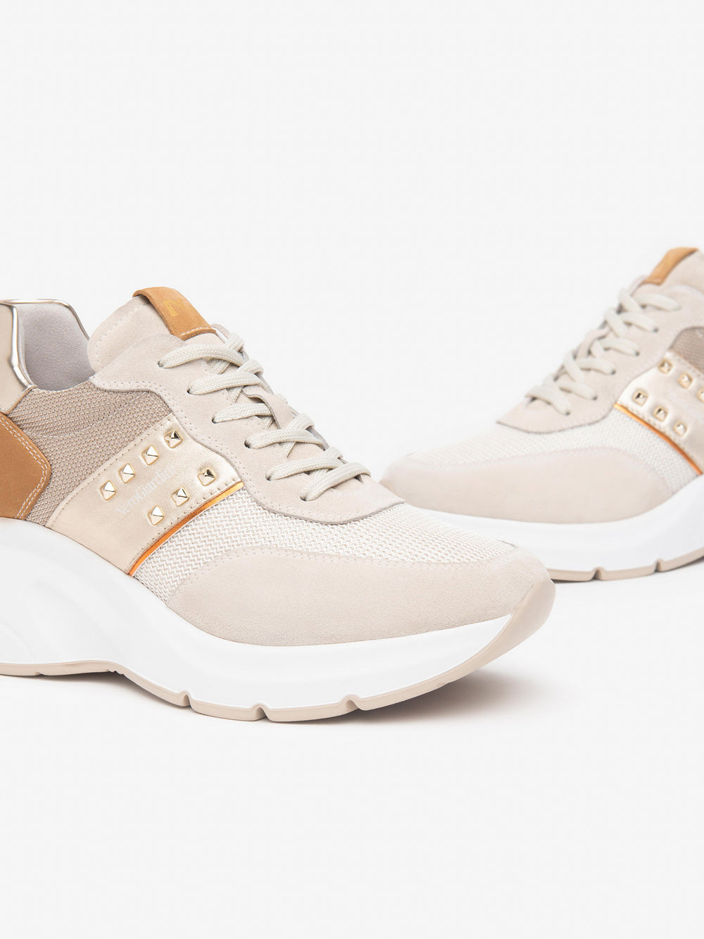 NERO GIARDINI Sneakers con zeppa Donna - Bianco modello E512961D