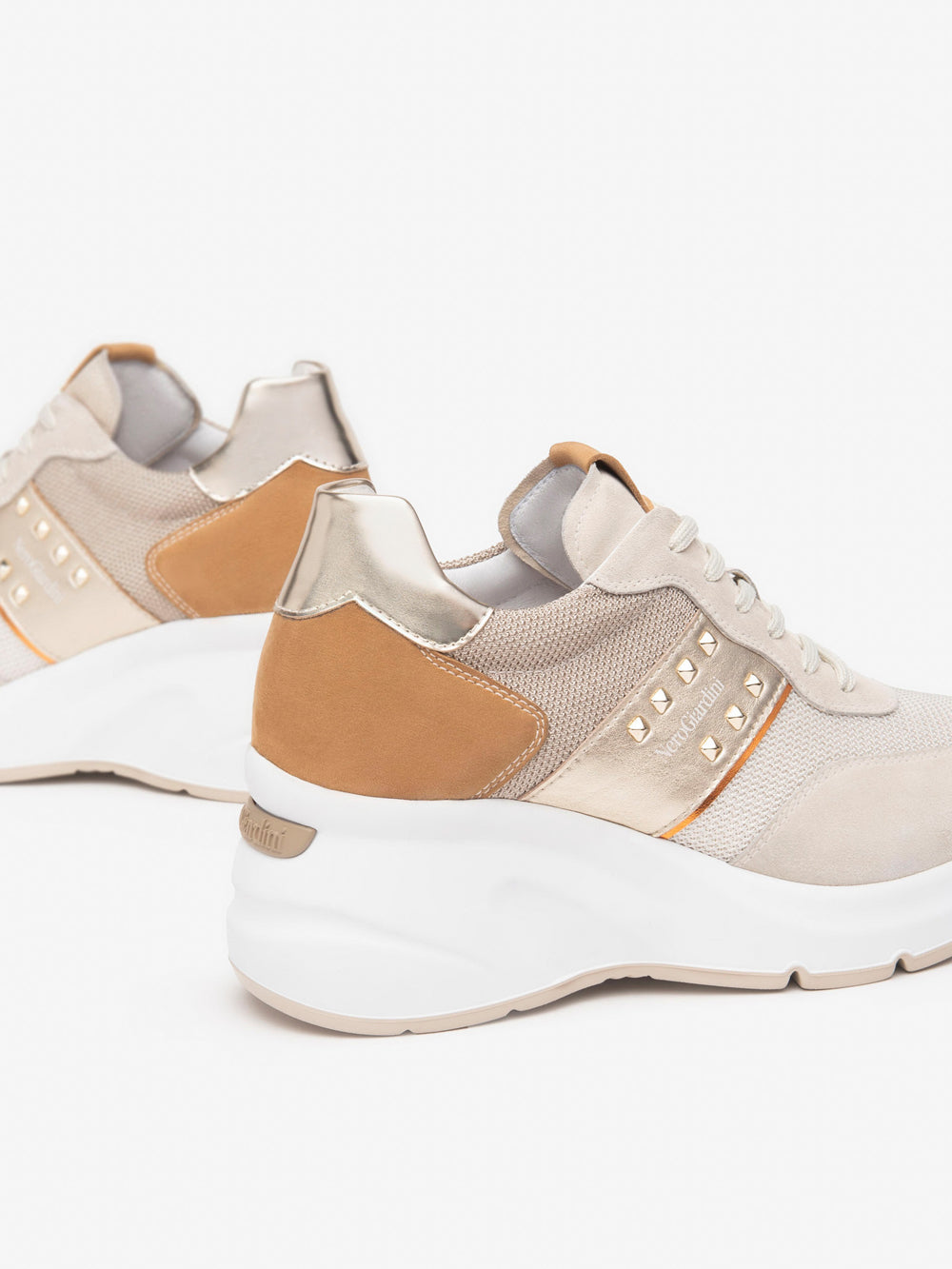 NERO GIARDINI Sneakers con zeppa Donna - Bianco modello E512961D