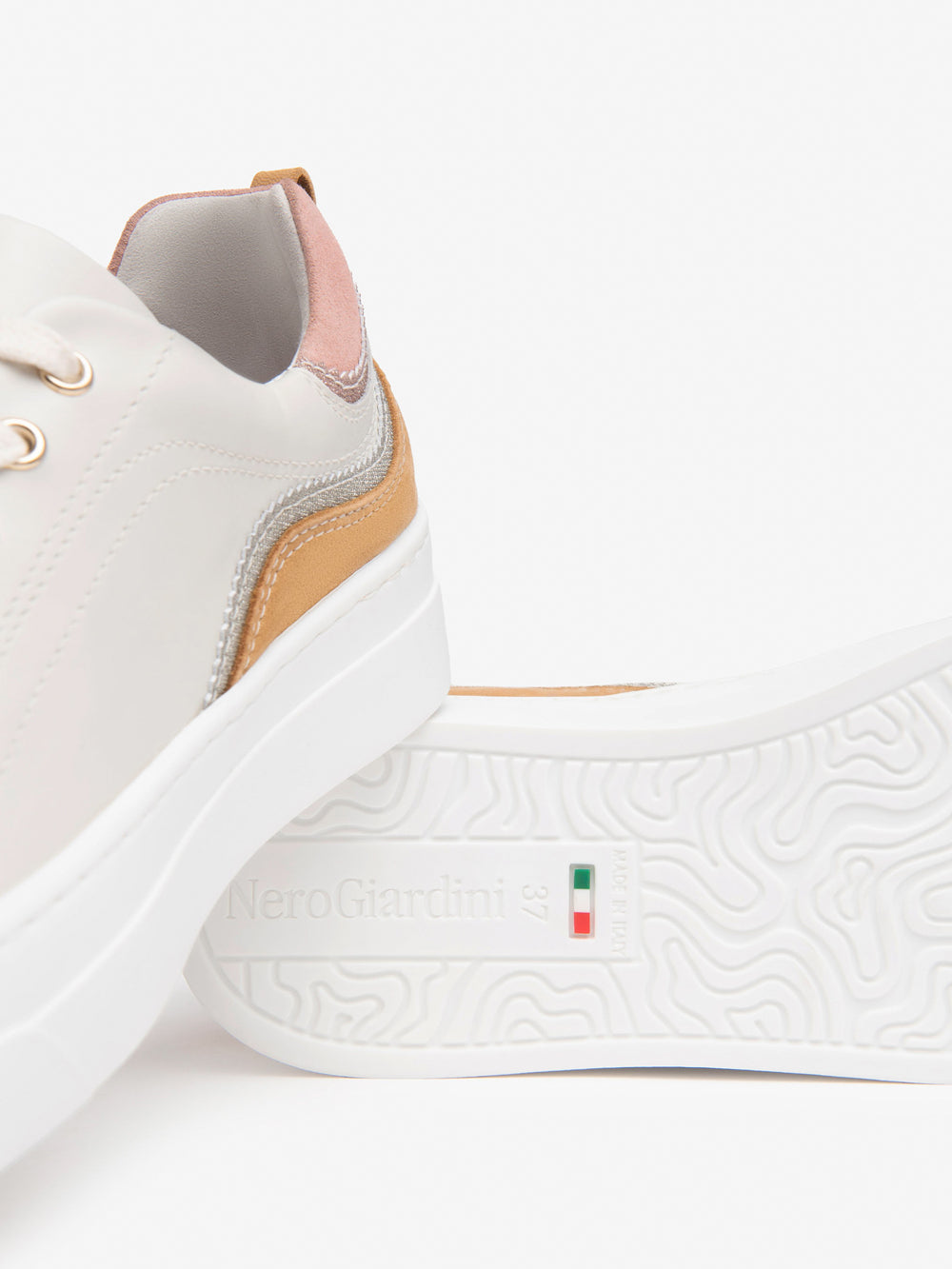 NERO GIARDINI Sneakers platform Donna - Bianco modello E513012D